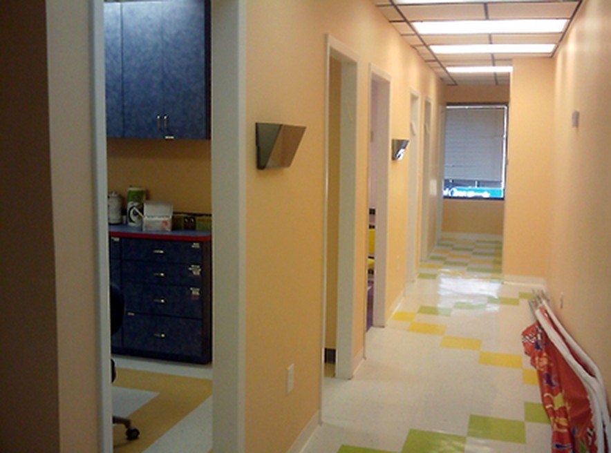 Hallway at the office on Lefferts Blvd